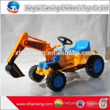 High quality best price kids indoor/outdoor sand digger battery electric ride on car kids amusement remote control excavator